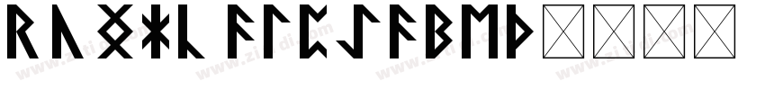 runic alphabet字体转换